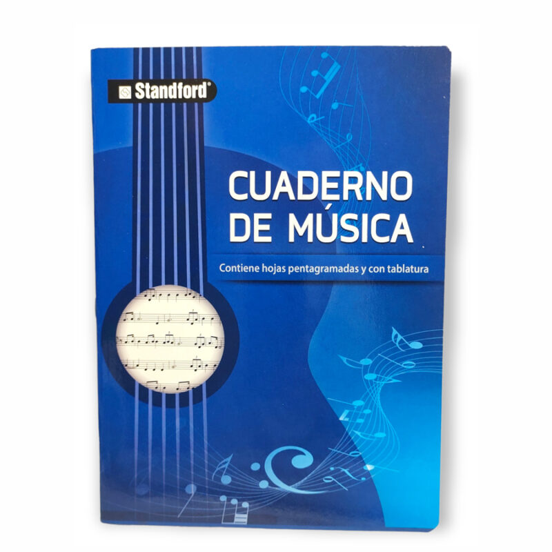 Cuaderno de música A4