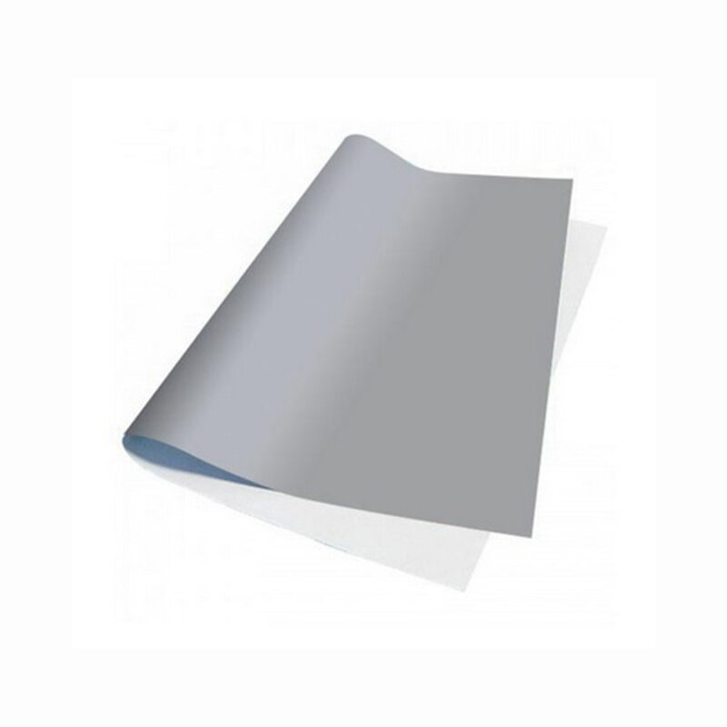 Papel Lustre Plomo de 50 X 65cm