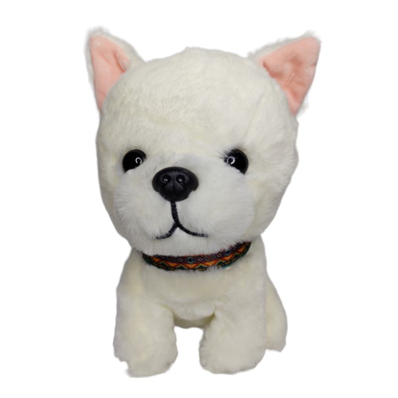 Peluche de perrito con collar