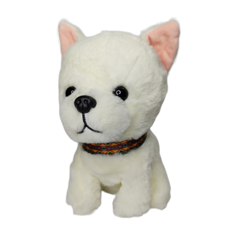 Peluche de perrito con collar - Imagen 2