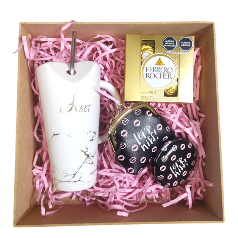 Box Taza Monedero chocolates