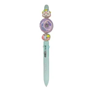 Lapicero Dona 4 colores base celeste