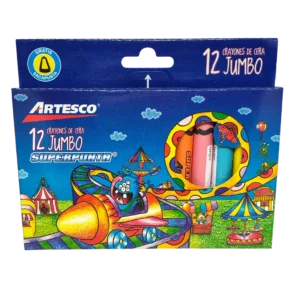 12 Crayones Jumbo Artesco