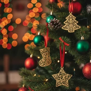 12 colgantes para árbol de navidad