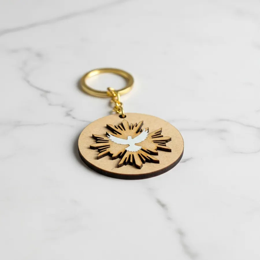 Llavero recuerdo en MDF x 25 unidades