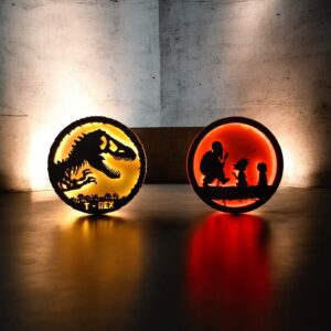 Cuadro led Acrílico personajes